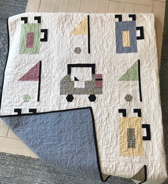 Golf Bags and Flags Quilt Pattern - PRINT PAPER VERSION