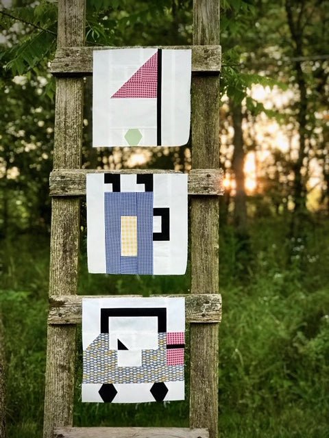 Golf Bags and Flags Quilt Pattern - PRINT PAPER VERSION