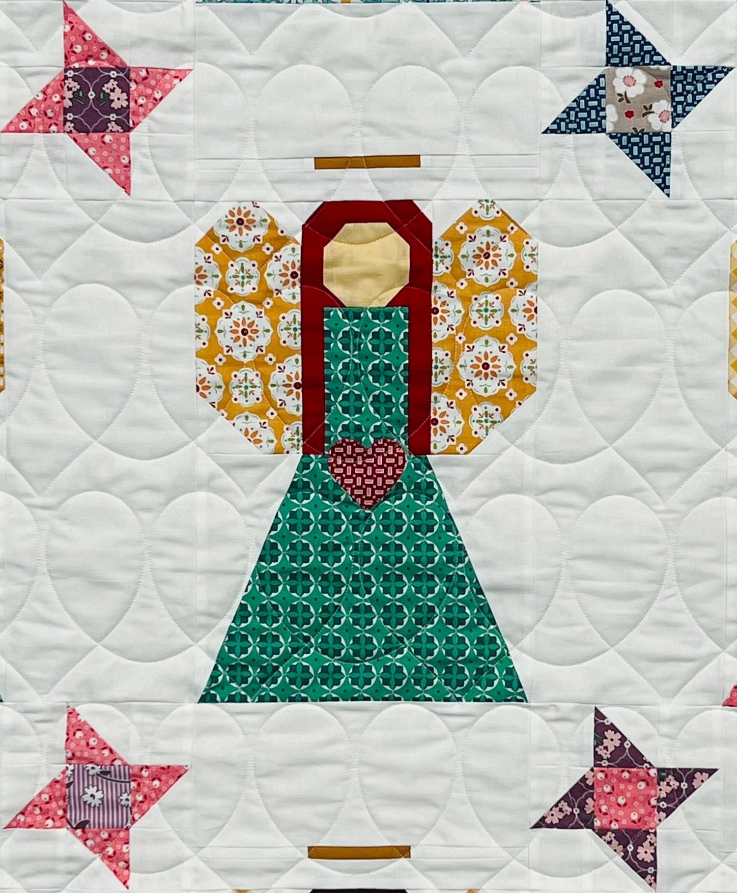 Guardian Angels Quilt Pattern, Paper Print Version Mailed