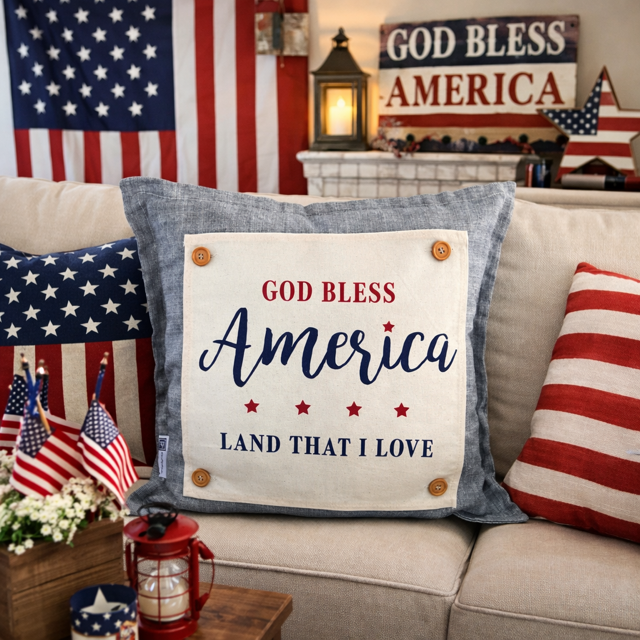 NEW! SPRING/SUMMER/FALL BUNDLE: 3 seasons +Square Gray pillow: JESUS TOMB, AMERICA 1776, MEET IN PUMPKIN PATCH