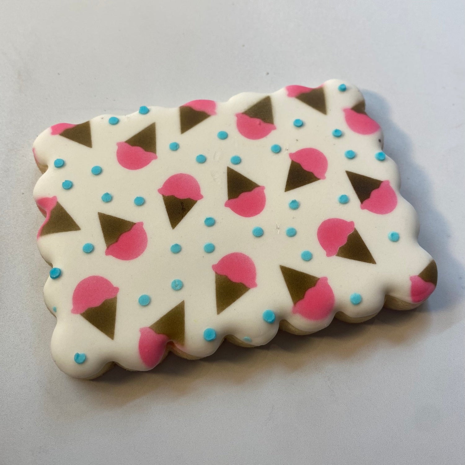 Ice Cream Cones Stencil Set