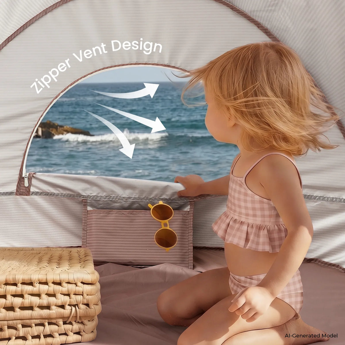Tiny Land® 3-in-1 Baby Beach Tent by Tiny Land INC, product image 17