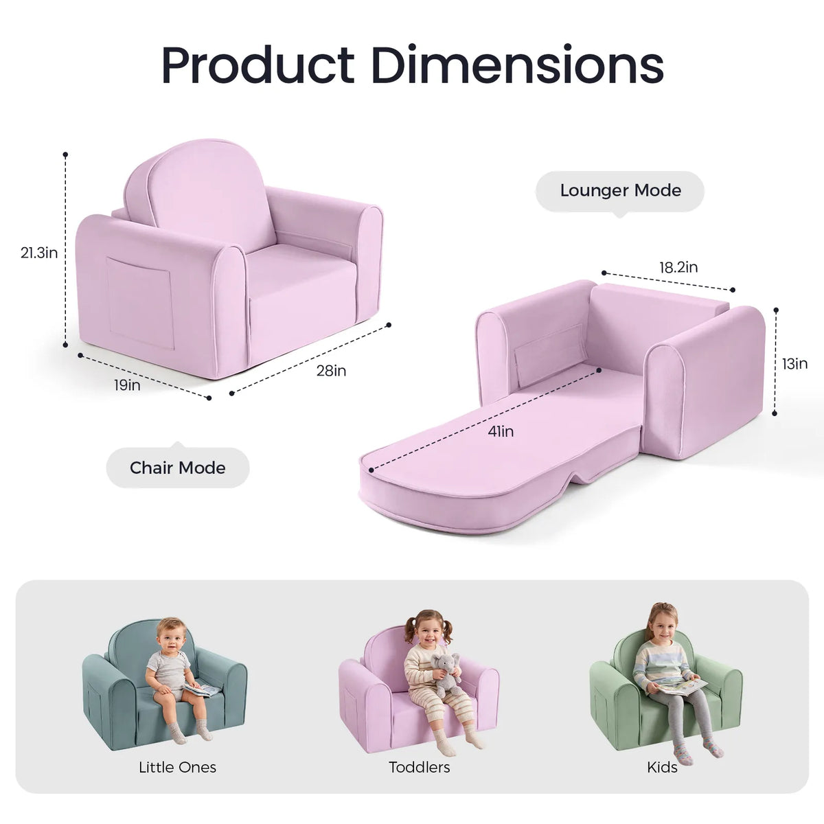 Tiny Land® GentleSnug Kids Sofa Chair by Tiny Land INC, product image 21