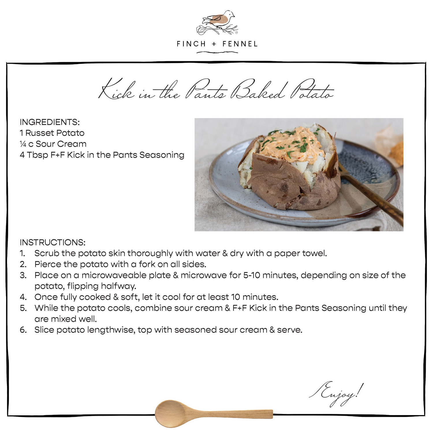 Kick in the Pants Seasoning | Finch & Fennel