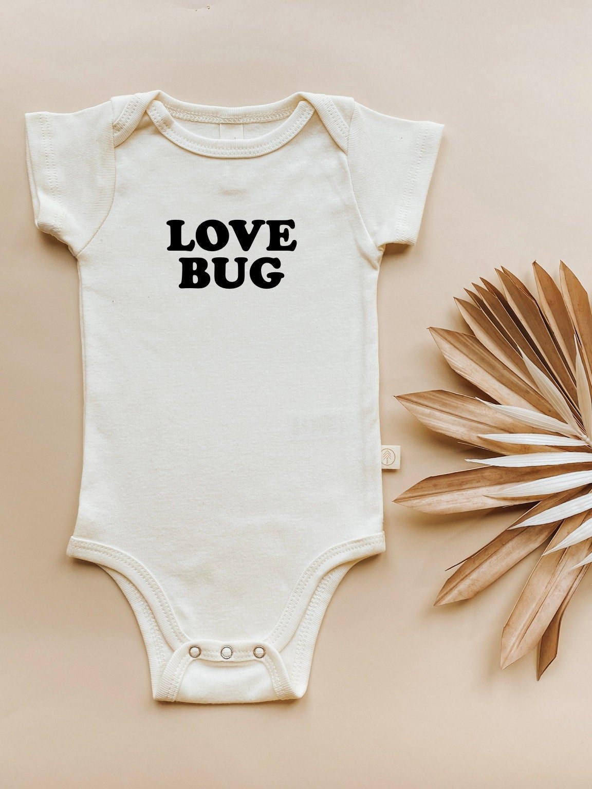 Love Bug Organic Baby Bodysuit by Tenth & Pine, product image 4