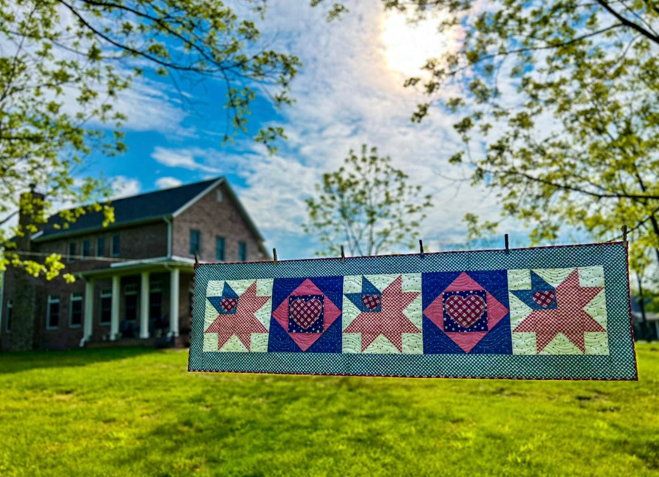 Love of Liberty Quilt Pattern - Paper Print Version, Mailed