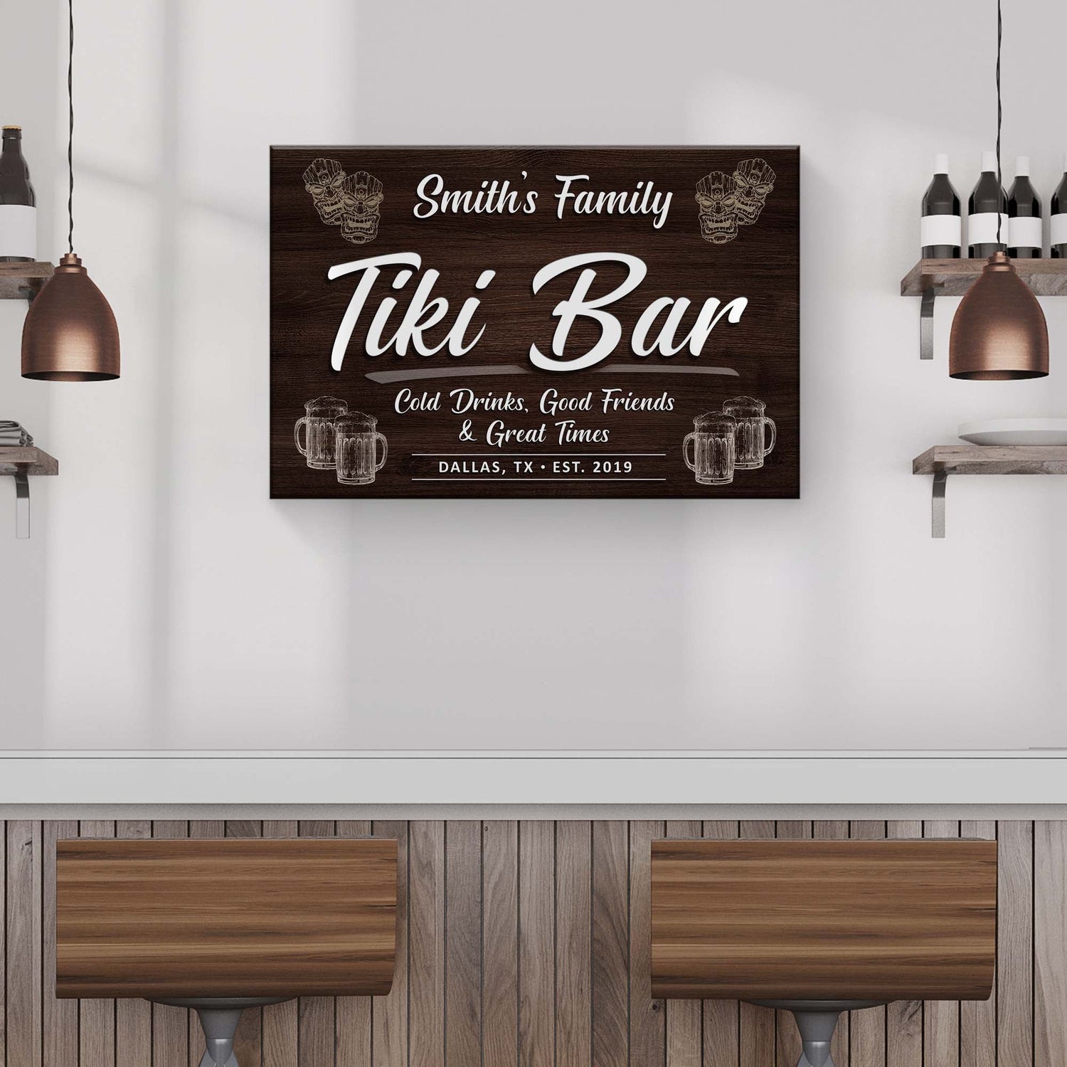 Tiki Bar Sign IV