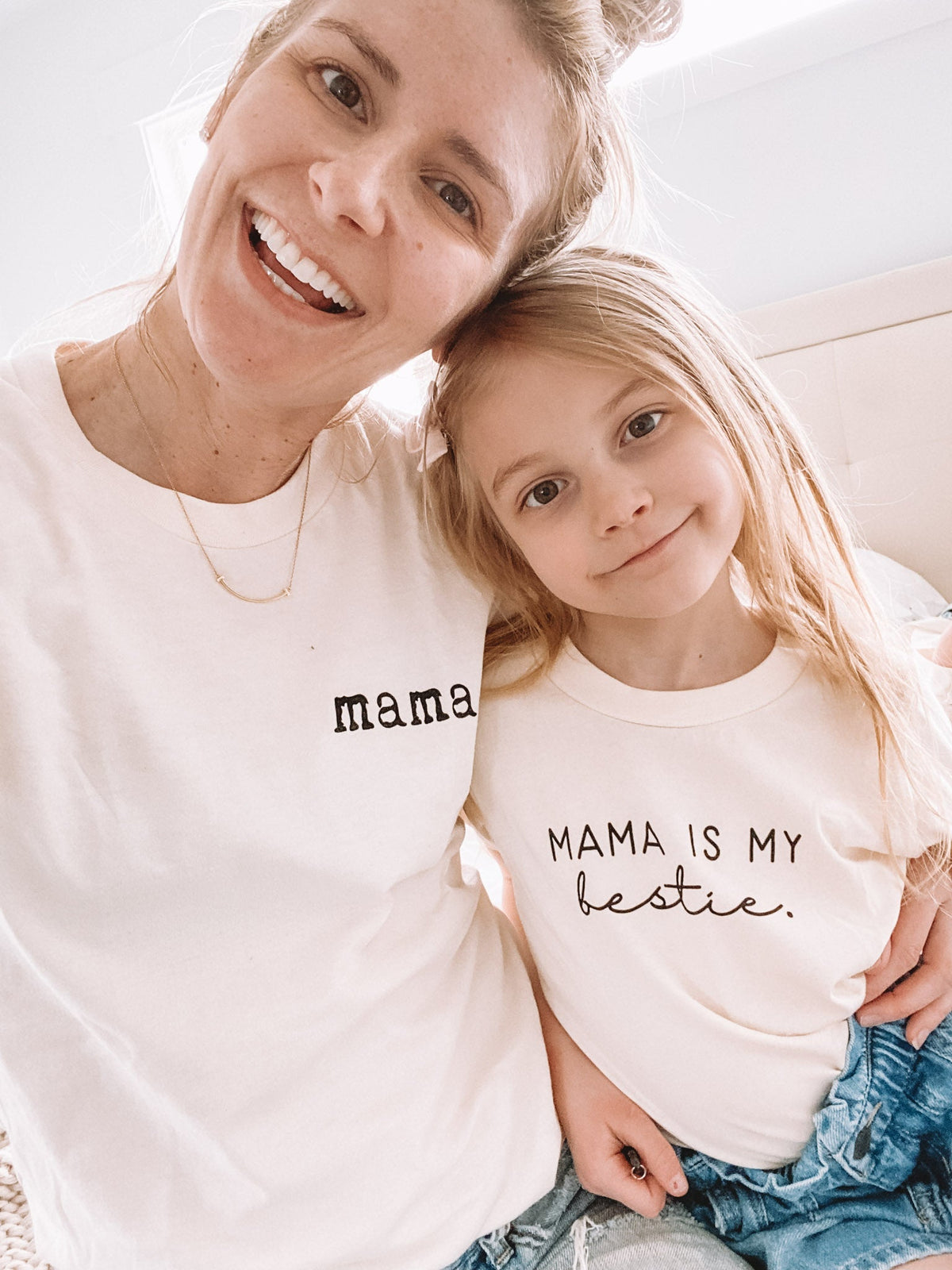 Mama Is My Bestie Organic Kids T-shirt by Tenth & Pine, product image 3