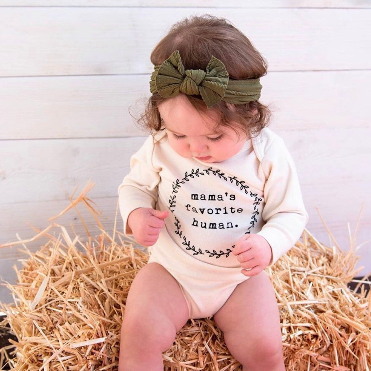 Mama's Favorite Human Organic Bodysuit Long Sleeve by Tenth & Pine, product image 8