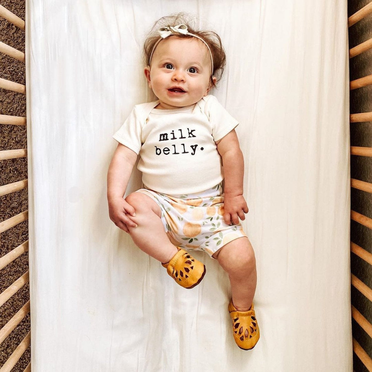 Milk Belly Organic Baby Bodysuit by Tenth & Pine, product image 5