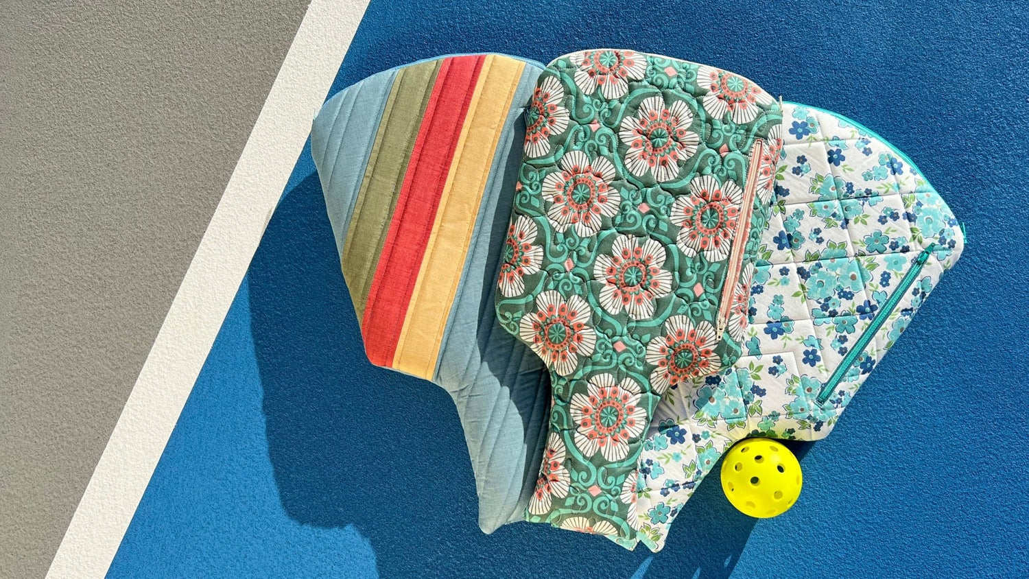 Pickleball Paddle Bag Pattern with Strap - Printed Paper Version