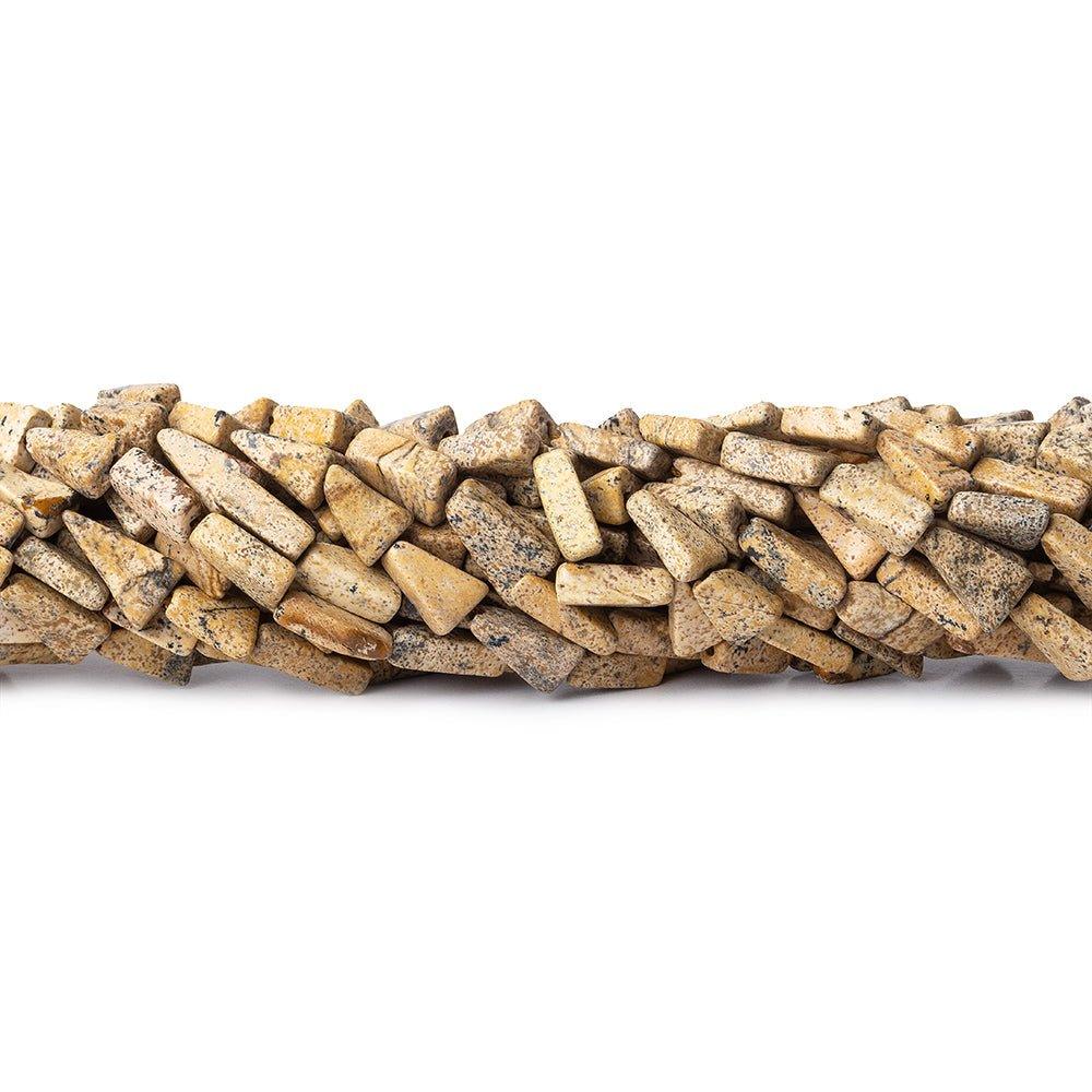 Picture Jasper Beads 6-7mm Triangles