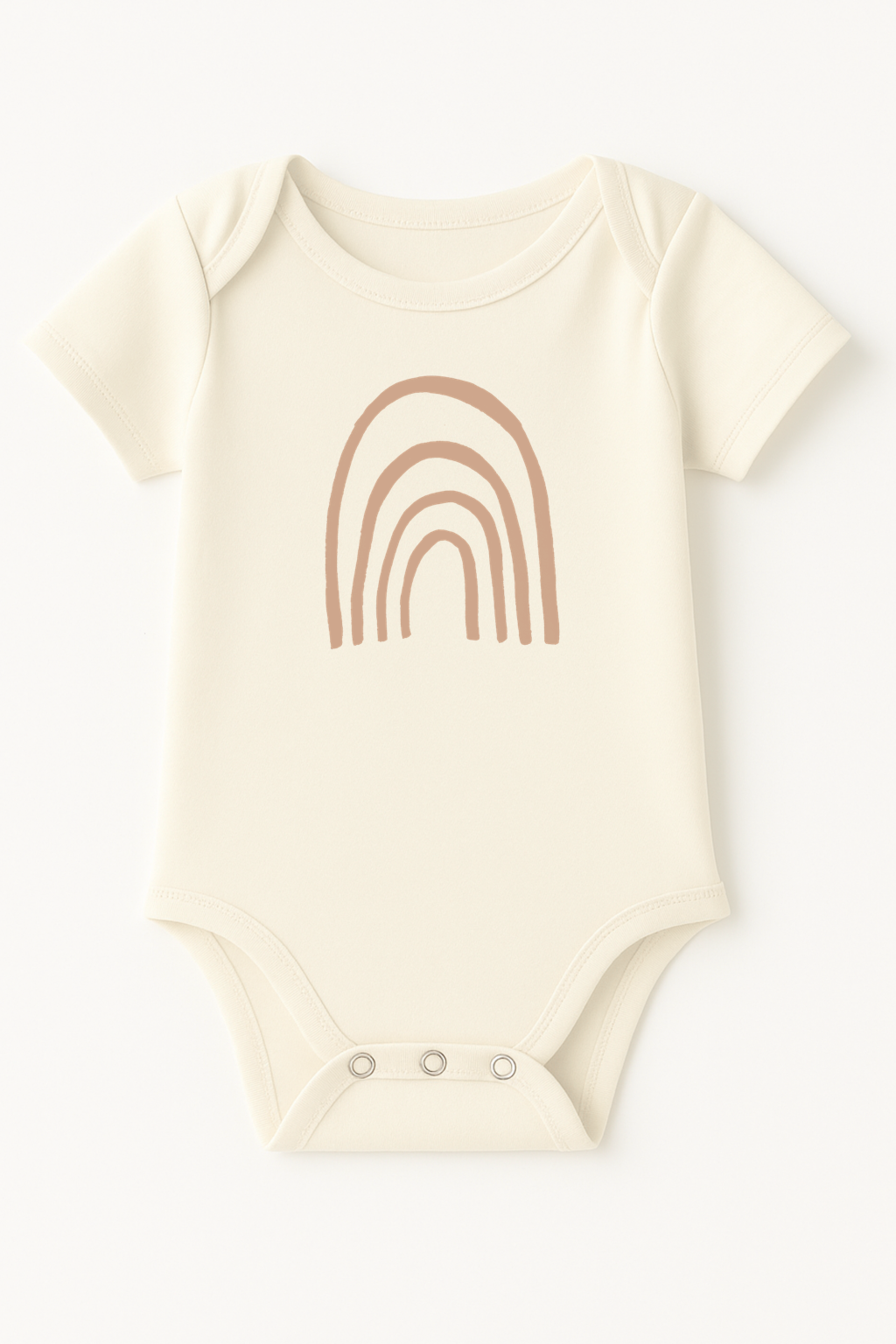Rainbow Clay Organic Cotton Short Sleeve Baby Bodysuit by Tenth & Pine