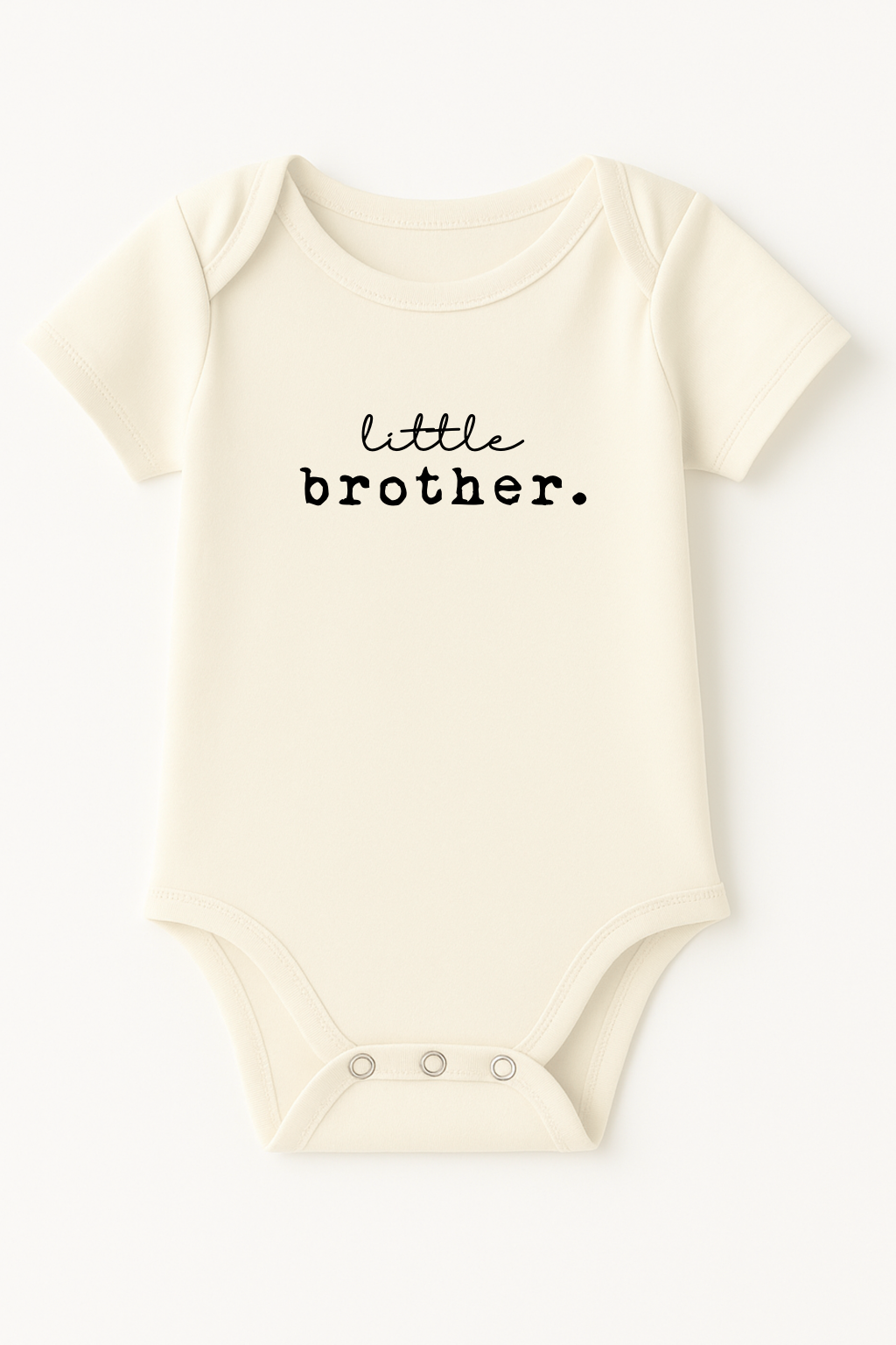 Little Brother Organic Cotton Short Sleeve Baby Bodysuit by Tenth & Pine