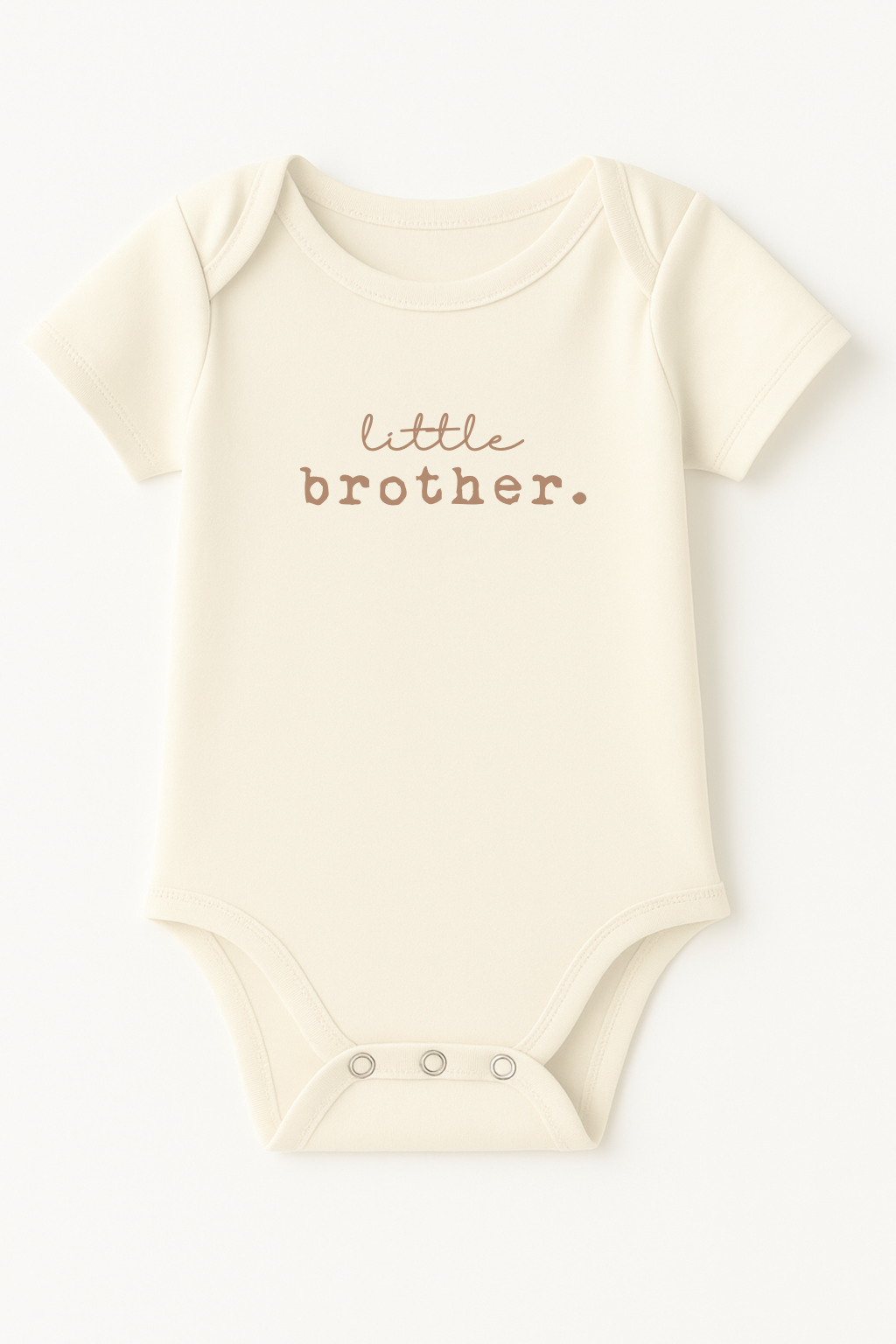 Little Brother Clay Organic Cotton Baby Bodysuit Short Sleeve by Tenth & Pine