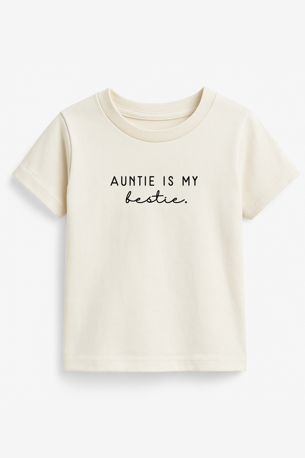 Auntie is my Bestie Organic Kids T-shirt by Tenth & Pine