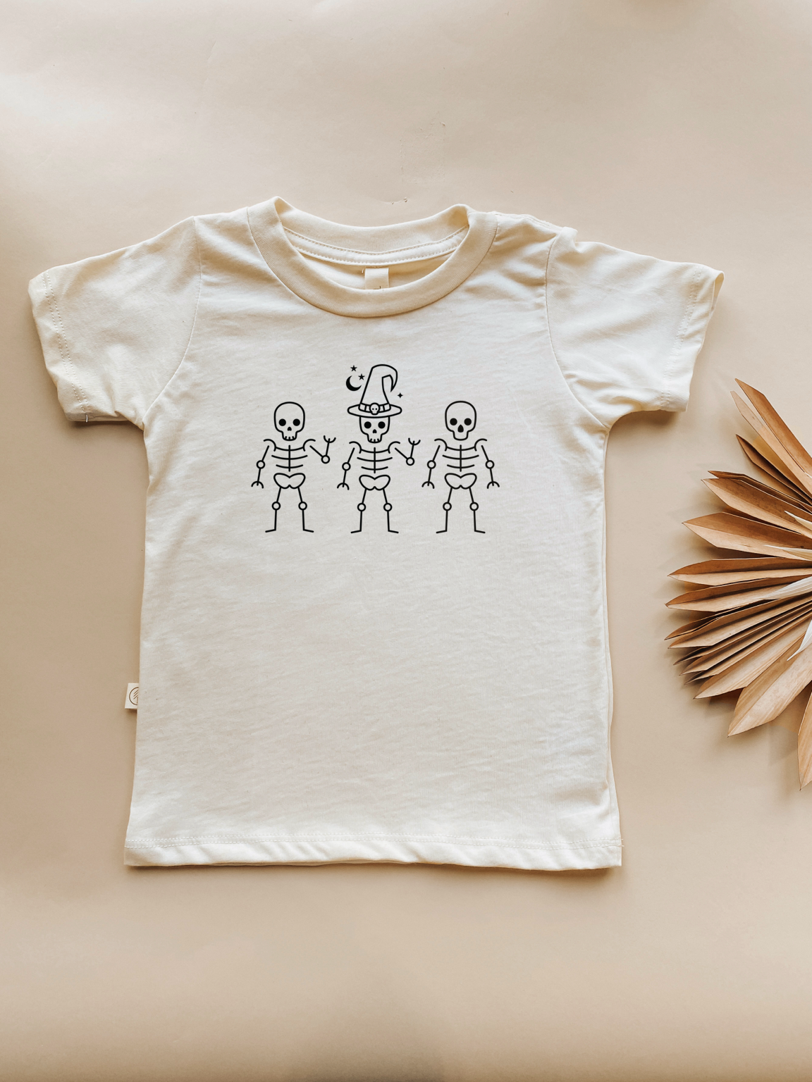 Skeletons Organic Kids T-Shirt by Tenth & Pine, product image 2