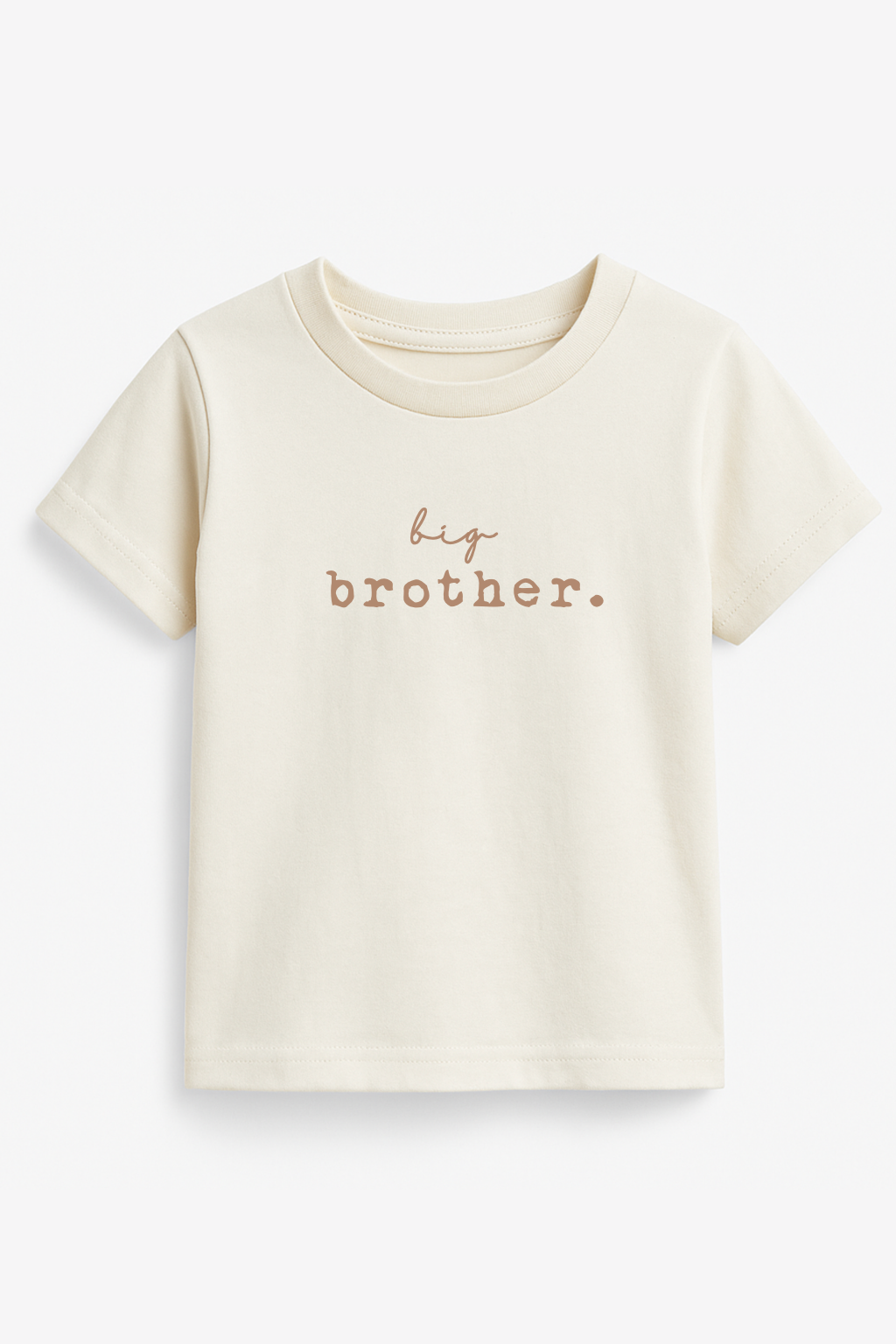 Big Brother Clay Organic Cotton Short Sleeve Toddler T-Shirt by Tenth & Pine