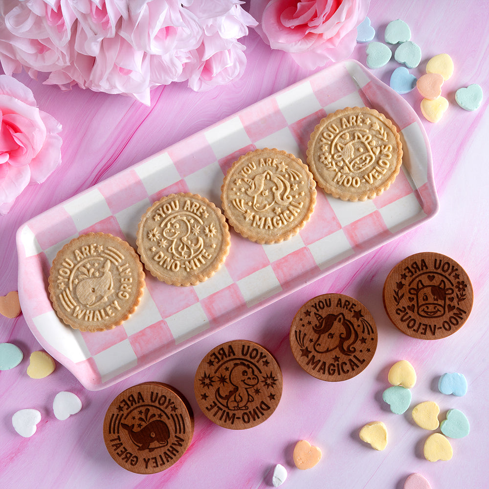 Valentines Day Cookie Press - Dino