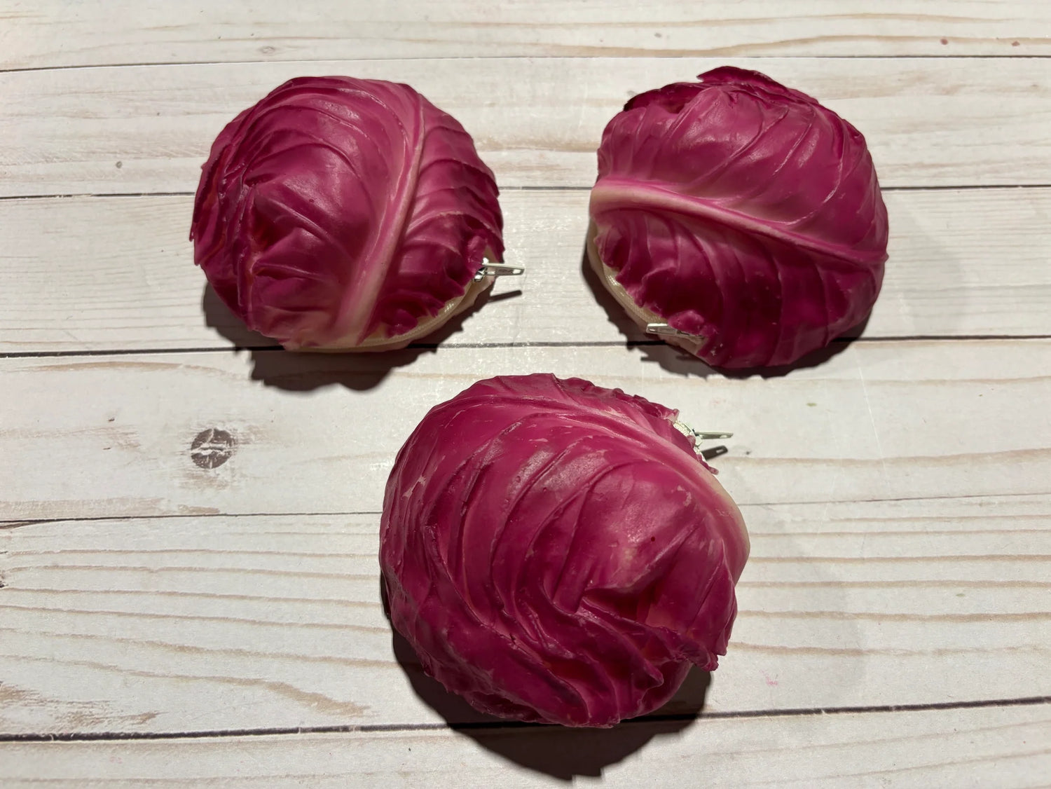 Purple Cabbage Zipper Coin Purse