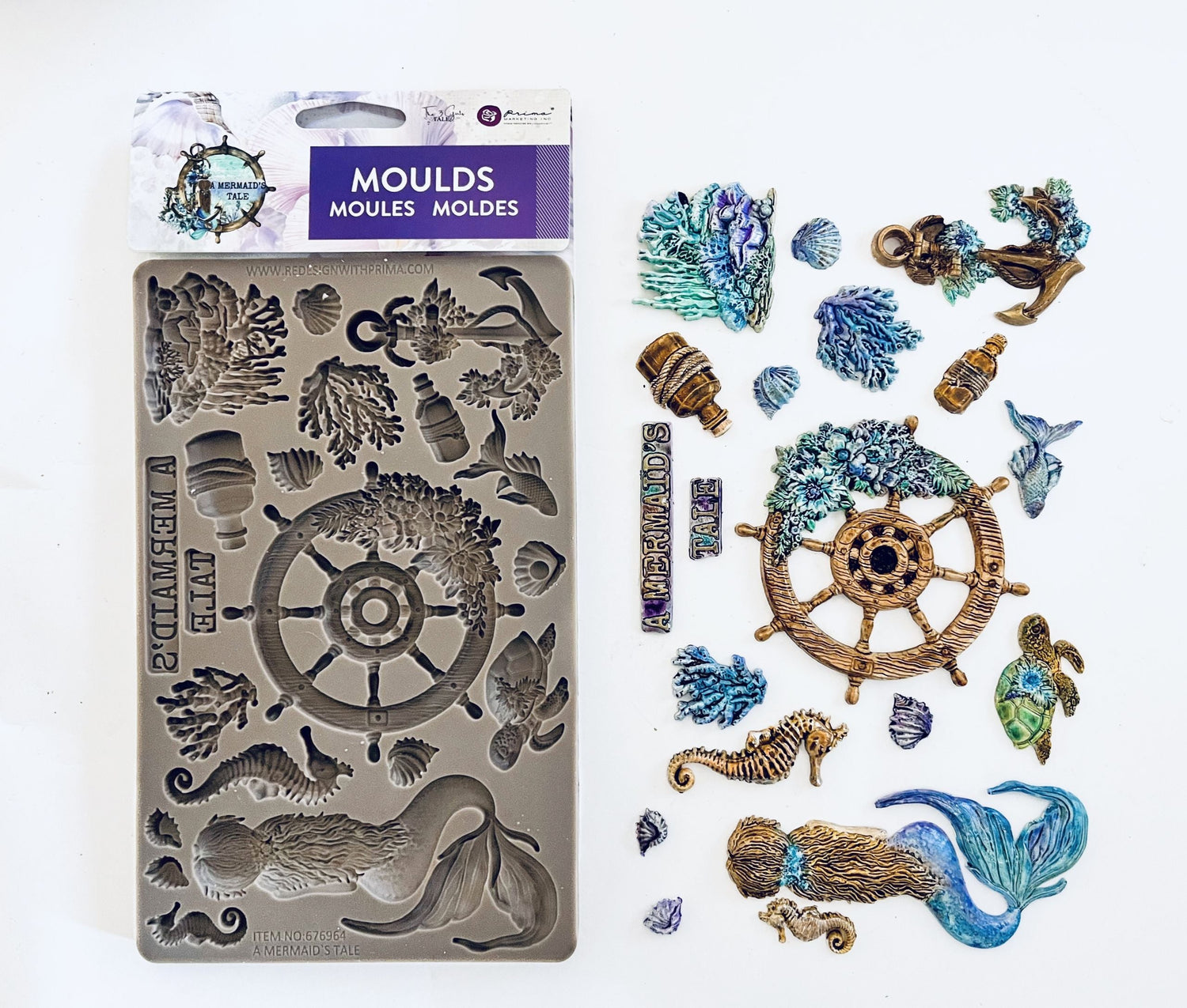 A Mermaid's Tale Collection Mould - 1 pc, 5