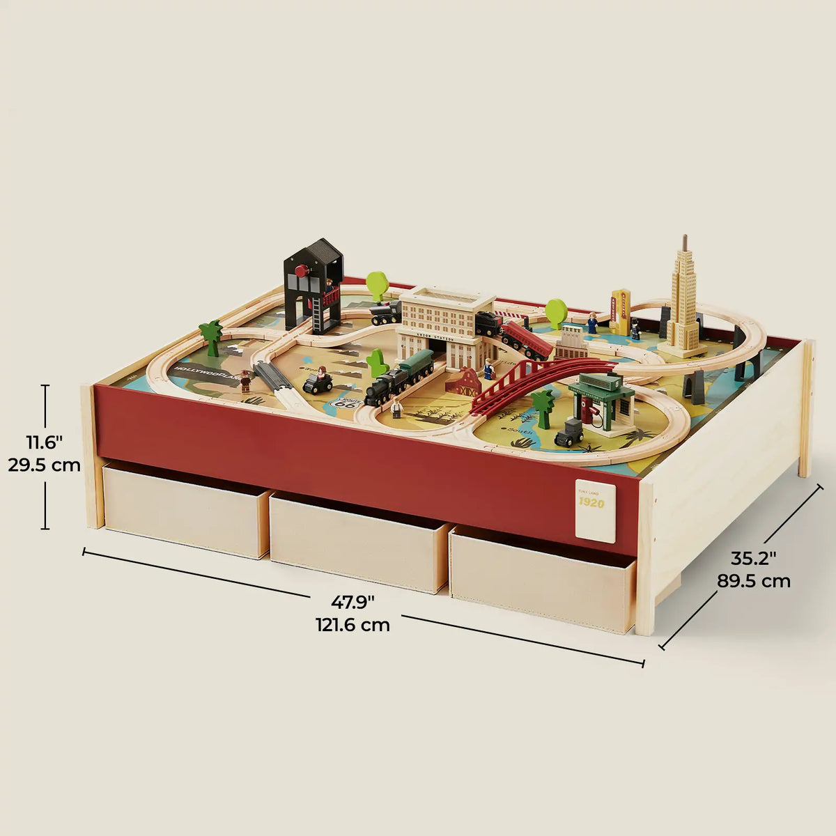 Tiny Land® 1920 Railway Adventure Train Table by Tiny Land INC, product image 12