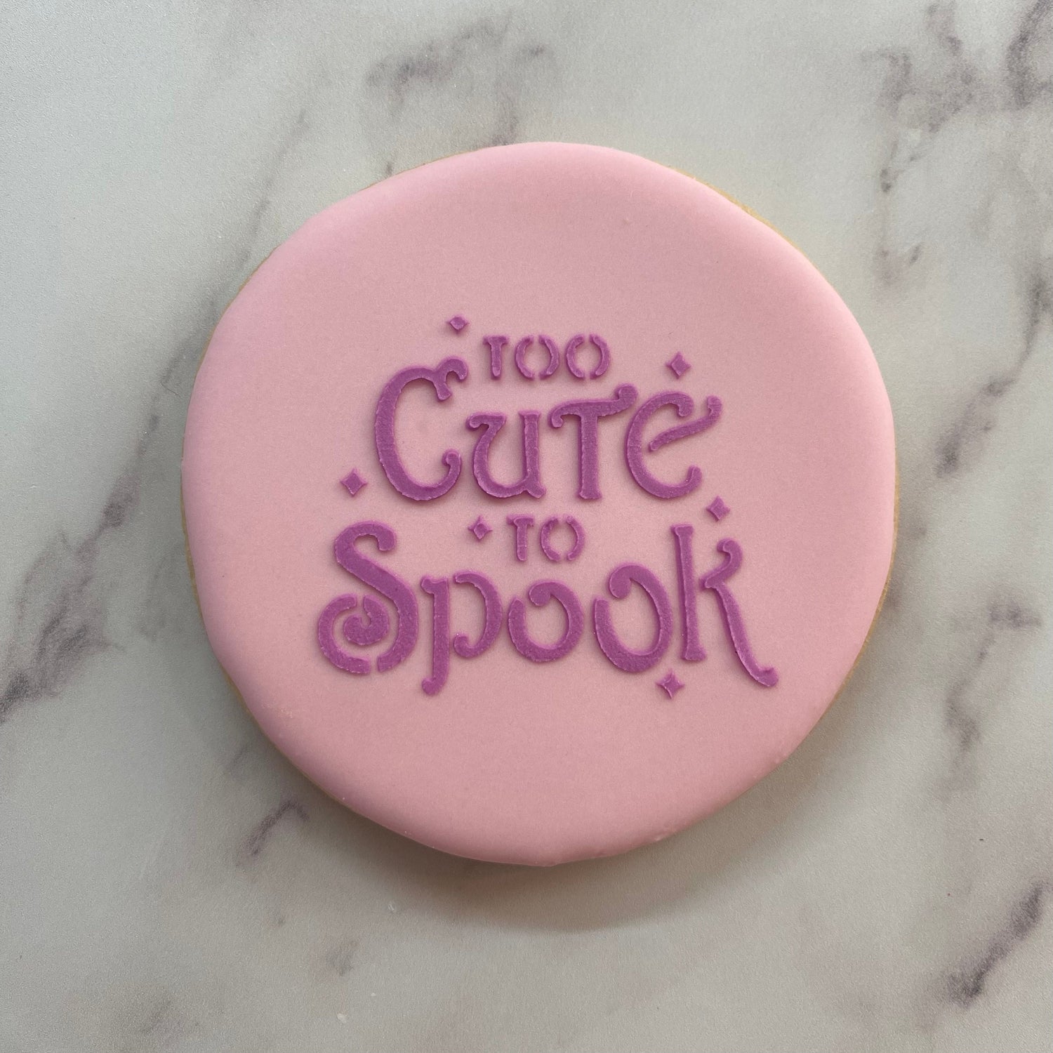 Too Cute To Spook Cookie Stencil