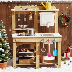 Tiny Land® Mud Kitchen - DuoPlay Outdoor Play Kitchen for Kids by Tiny Land INC, product image 14