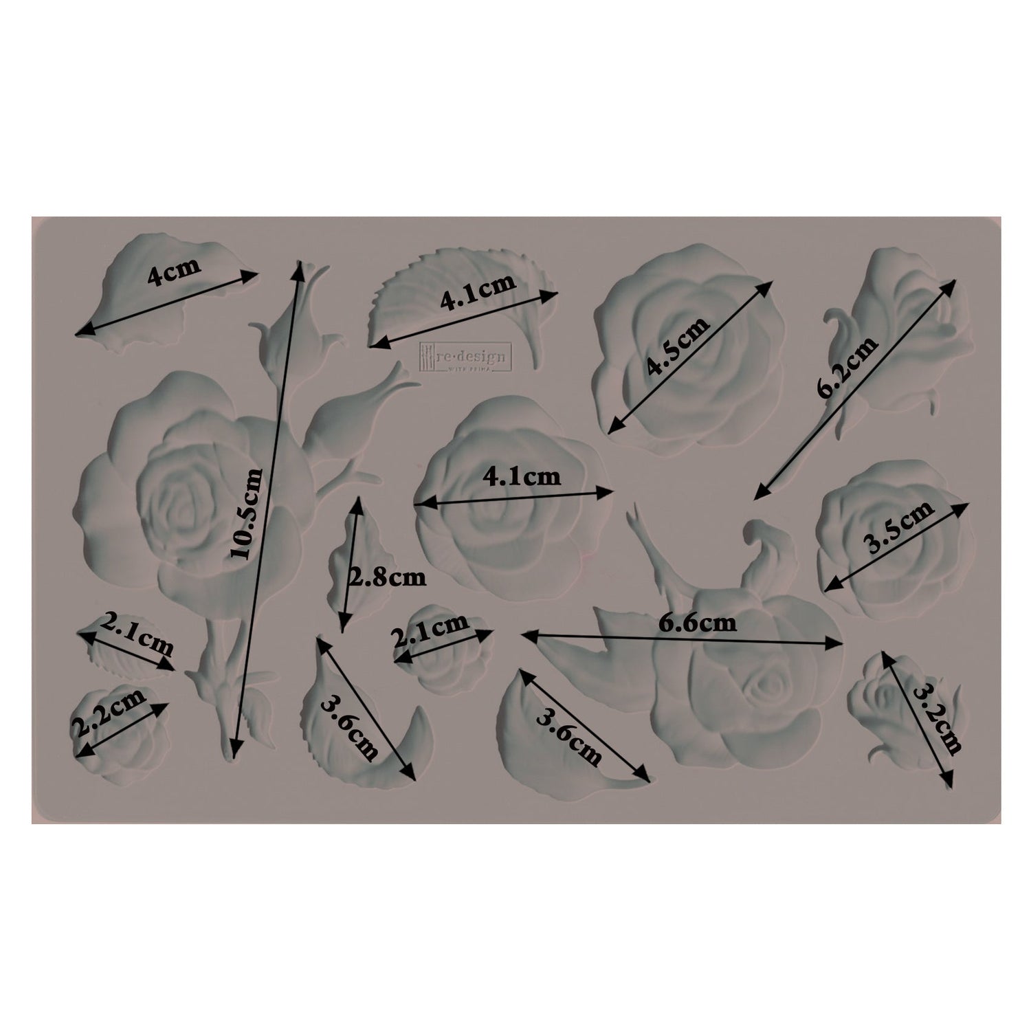 Redesign Decor Moulds® - Fragrant Roses - 5