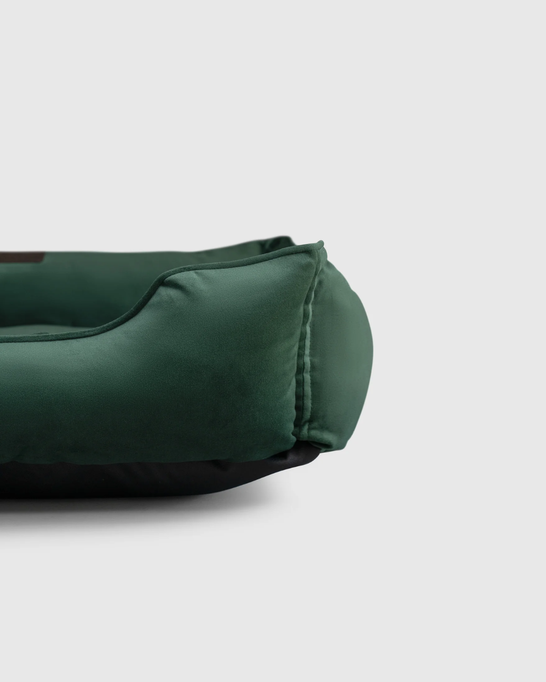 Chester & Lee | Classic Velvet Sleeper Dog Bed Green by Chester & Lee, product image 3