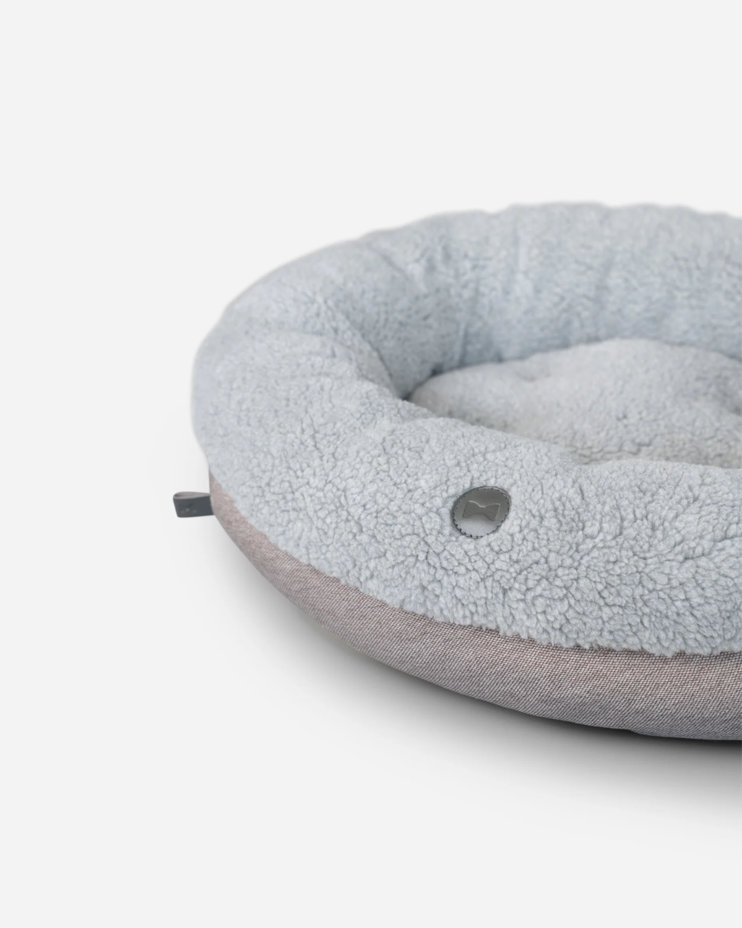 Chester & Lee | Furry Gray Donut Dog Bed by Chester & Lee, product image 4