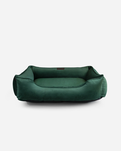 Chester & Lee | Classic Velvet Sleeper Dog Bed Green by Chester & Lee, product image 2