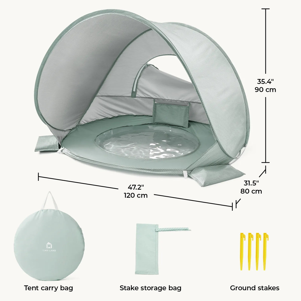 Tiny Land® 3-in-1 Baby Beach Tent by Tiny Land INC, product image 6