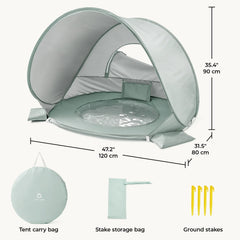 Tiny Land® 3-in-1 Baby Beach Tent by Tiny Land INC, product image 6