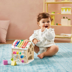 Brain & Hands Playset — Montessori Box (4–6 Months) + Activity Cube by Tiny Land INC, product image 7