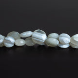 10-13mm Denim Opal Faceted Coins 8 inch 17 beads