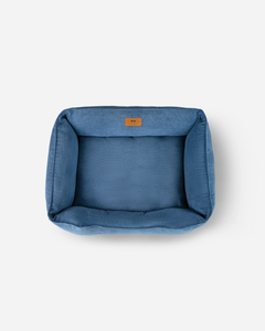 Chester & Lee | Fancy Corduroy Sleeper Dog Bed Blue by Chester & Lee, product image 3