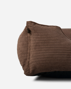 Chester & Lee | Fancy Corduroy Sleeper Dog Bed Brown by Chester & Lee, product image 2