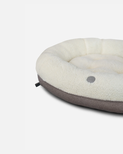 Chester & Lee | Furry Beige Donut Dog Bed by Chester & Lee, product image 3