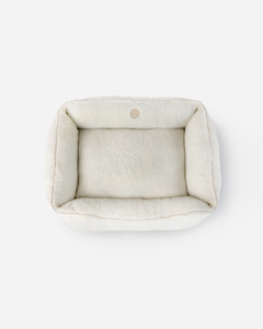 Chester & Lee | Furry Sleeper Dog Bed Beige by Chester & Lee, product image 2