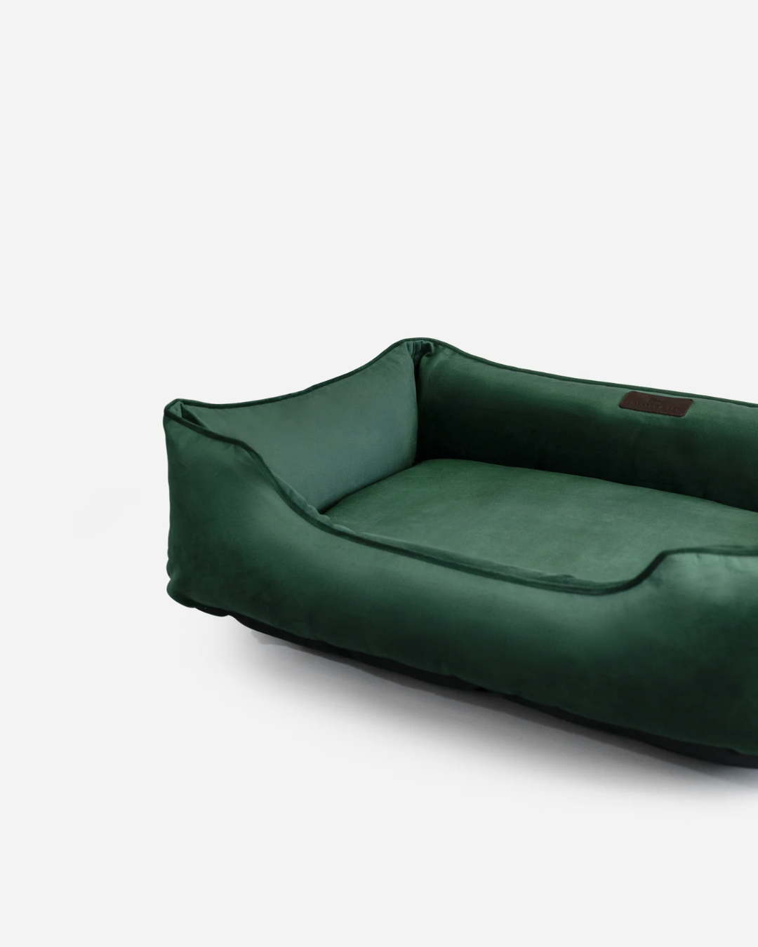 Chester & Lee | Classic Velvet Sleeper Dog Bed Green by Chester & Lee, product image 4