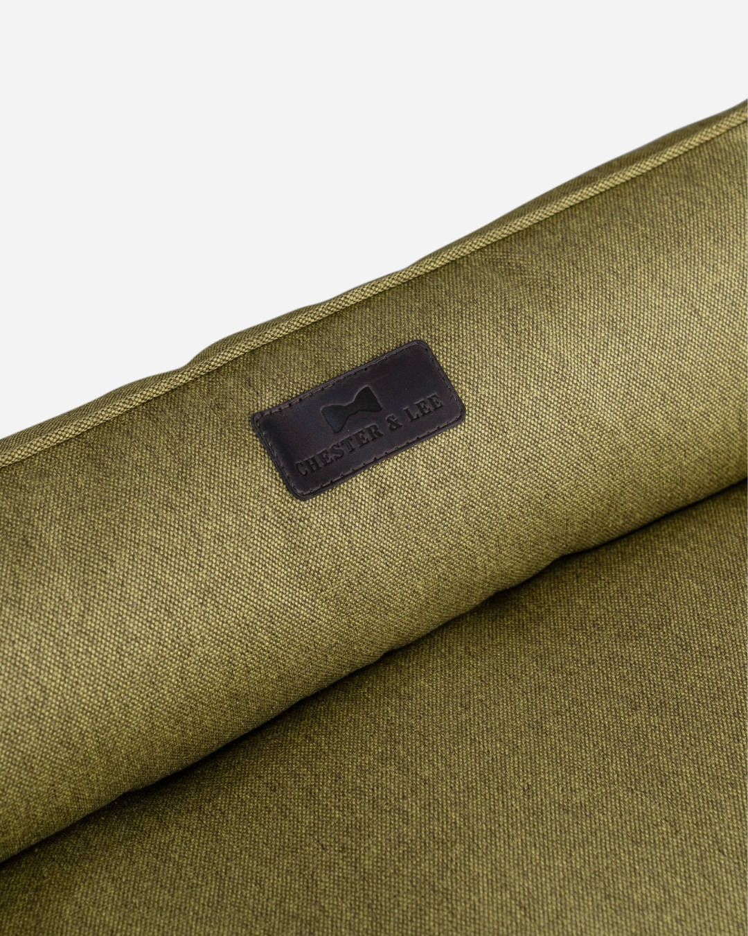 Chester & Lee | Cotton Sleeper Dog Bed Olive by Chester & Lee, product image 4