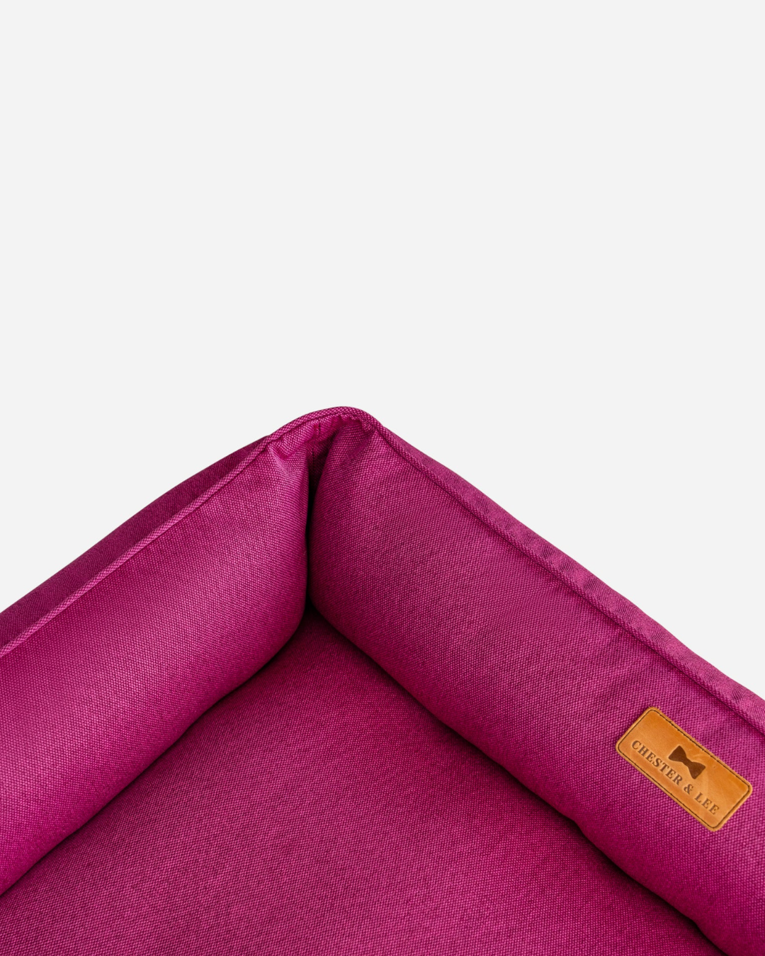 Chester & Lee | Cotton Sleeper Dog Bed Berry Pink by Chester & Lee, product image 4