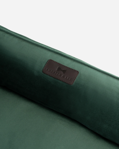 Chester & Lee | Classic Velvet Sleeper Dog Bed Green by Chester & Lee, product image 3