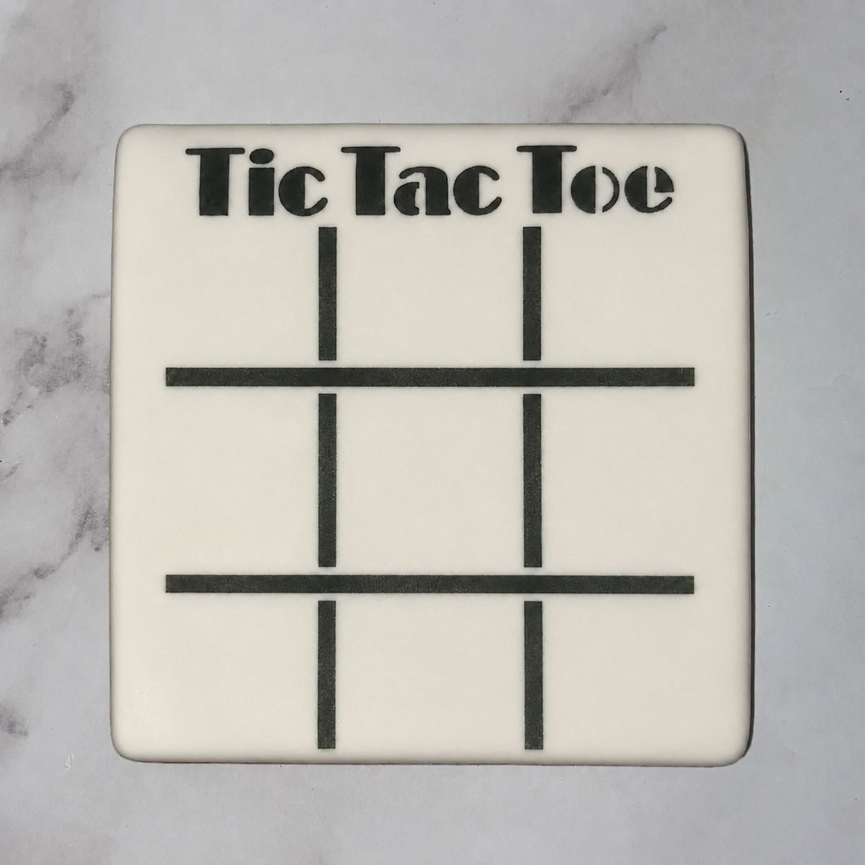 Tic Tac Toe Game Cookie Stencil