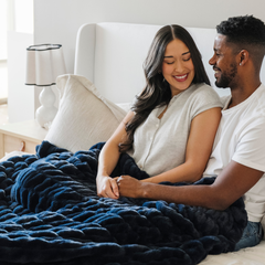 Double Ruched Faux Fur XL Throw Blankets by Saranoni, product image 38