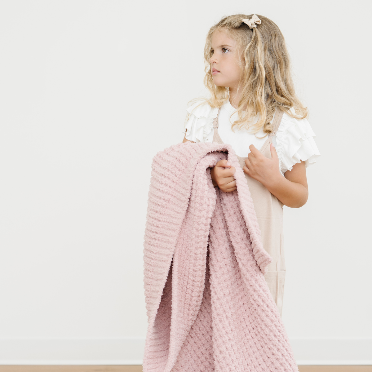 Waffle Knit Toddler Blankets by Saranoni