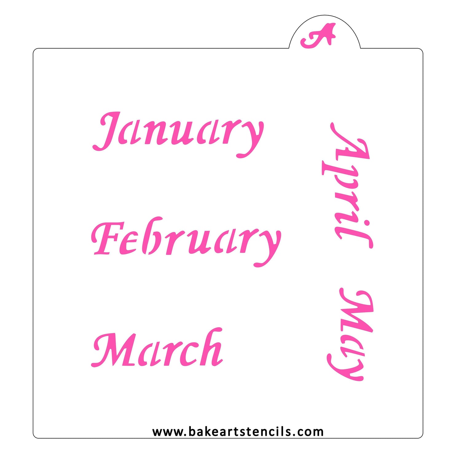 Calendar Stencil Set