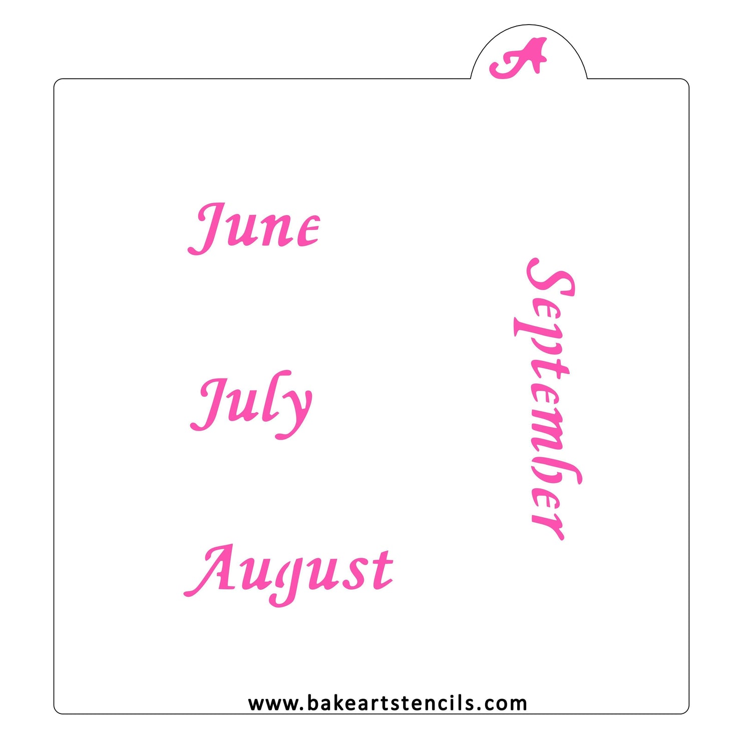 Calendar Stencil Set