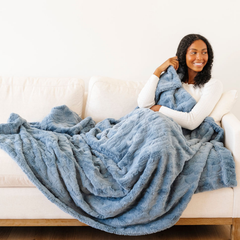 Patterned Faux Fur Throw Blankets by Saranoni, product image 91